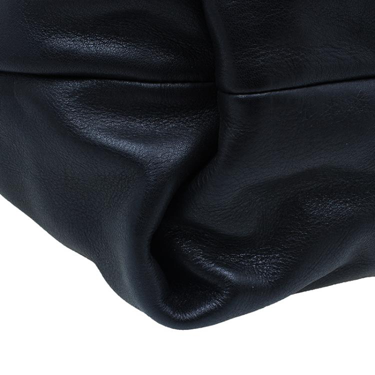 Pre Owned Marc by Marc Jacobs Black Leather Marchive Tote Bag