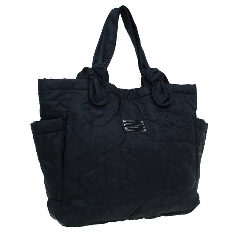 Pre Owned Marc By Marc Jacobs Black Pretty Nylon Little Tate Tote