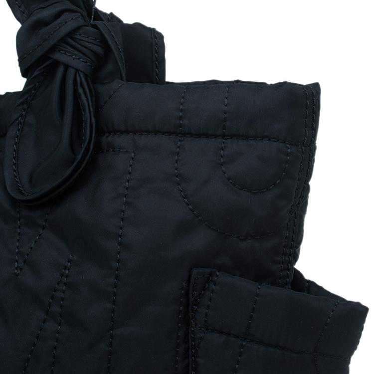 Pre Owned Marc By Marc Jacobs Black Pretty Nylon Little Tate Tote