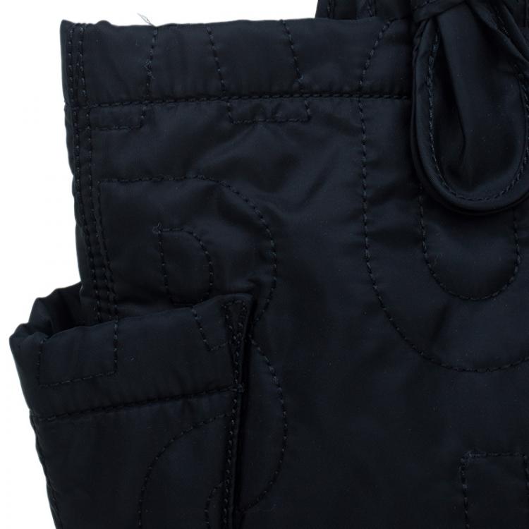 Pre Owned Marc By Marc Jacobs Black Pretty Nylon Little Tate Tote