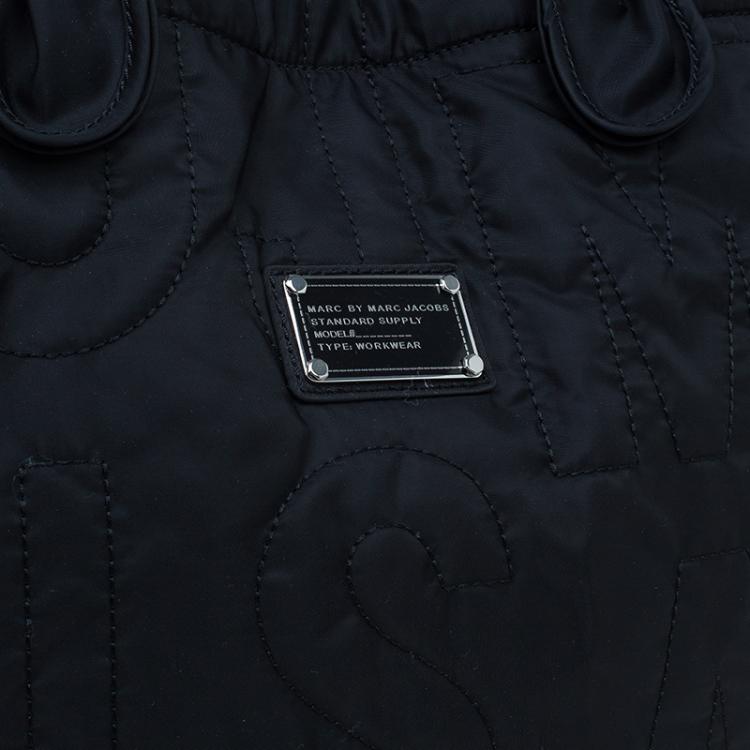 Pre Owned Marc By Marc Jacobs Black Pretty Nylon Little Tate Tote