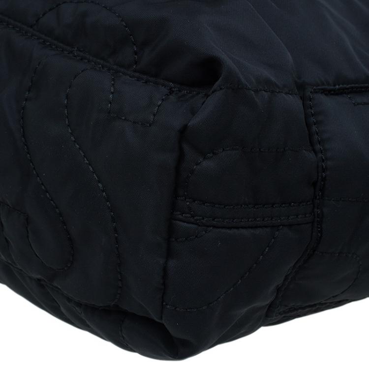 Pre Owned Marc By Marc Jacobs Black Pretty Nylon Little Tate Tote