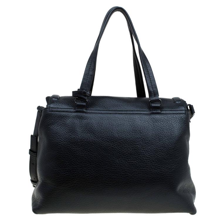 Pre Owned Marc By Marc Jacobs Black Leather Silicon Valley Top Handle Bag