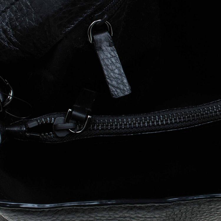 Pre Owned Marc By Marc Jacobs Black Leather Silicon Valley Top Handle Bag