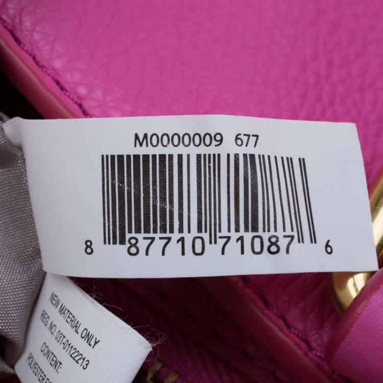 Pre Owned Marc by Marc Jacobs Pink Leather Bianca Hayley Tote