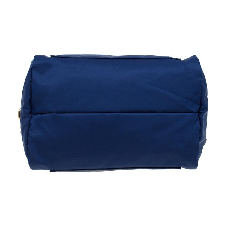 Pre Owned Marc by Marc Jacobs Dark Blue Nylon Preppy Satchel
