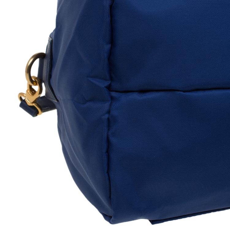 Pre Owned Marc by Marc Jacobs Dark Blue Nylon Preppy Satchel