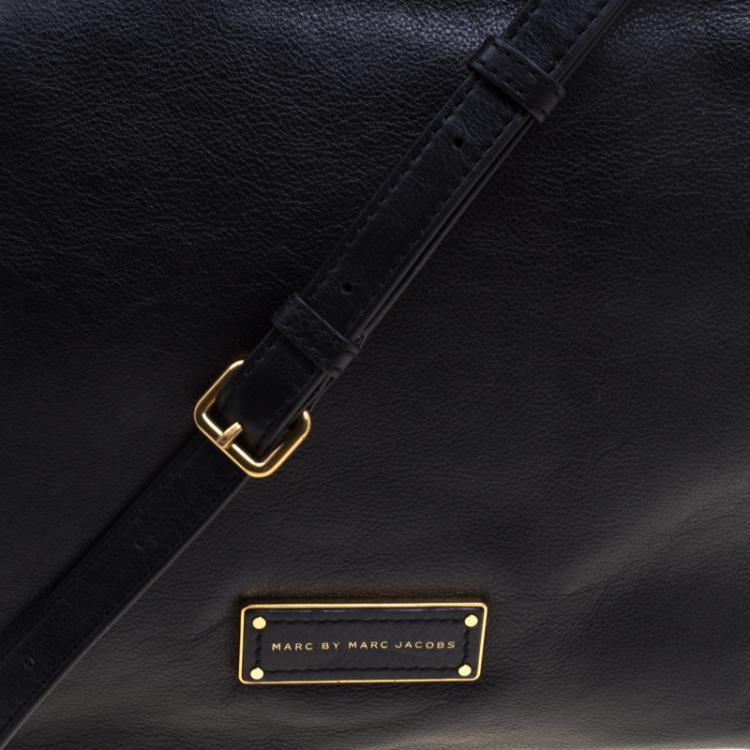 Pre Owned Marc By Marc Jacobs Black Leather Bentley Tote