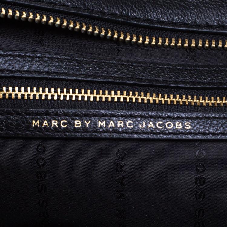 Pre Owned Marc By Marc Jacobs Black Leather Bentley Tote
