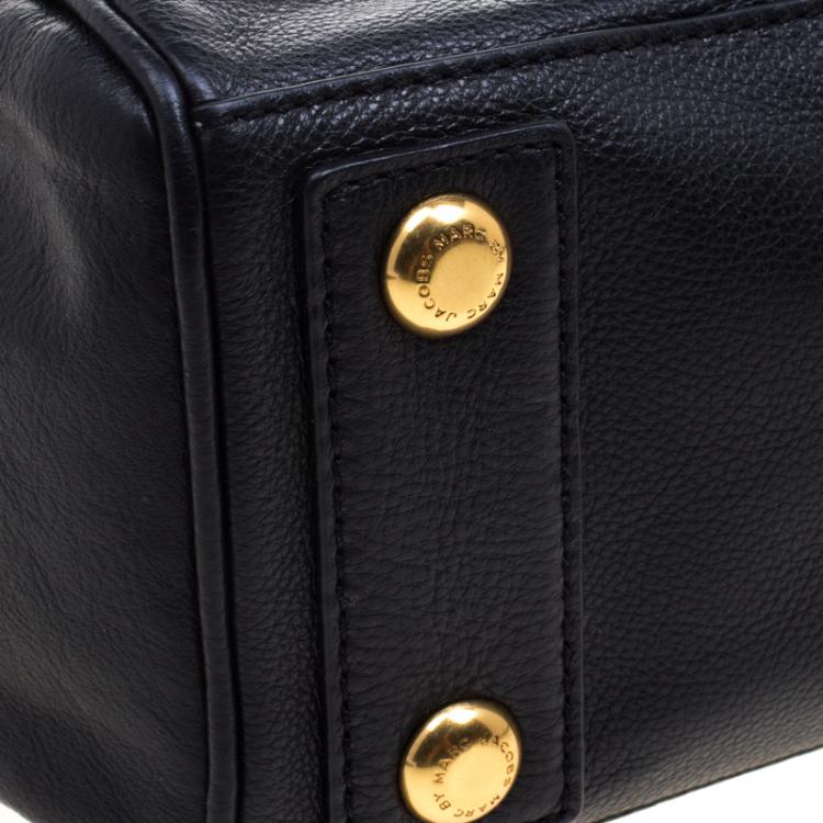 Pre Owned Marc By Marc Jacobs Black Leather Bentley Tote