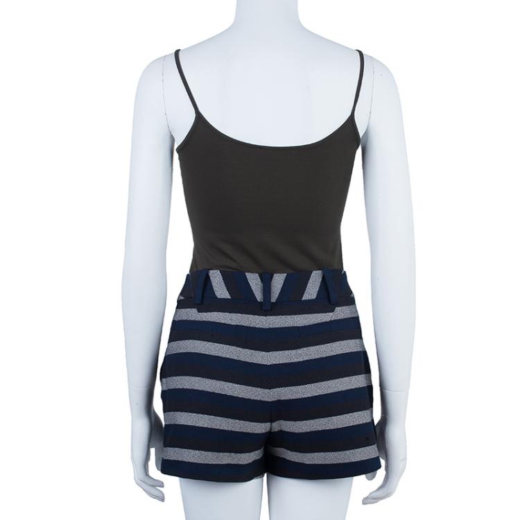Pre Owned Marc by Marc Jacobs Striped Shorts M