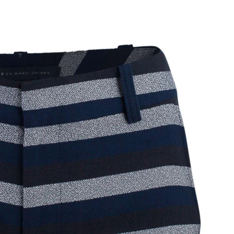 Pre Owned Marc by Marc Jacobs Striped Shorts M