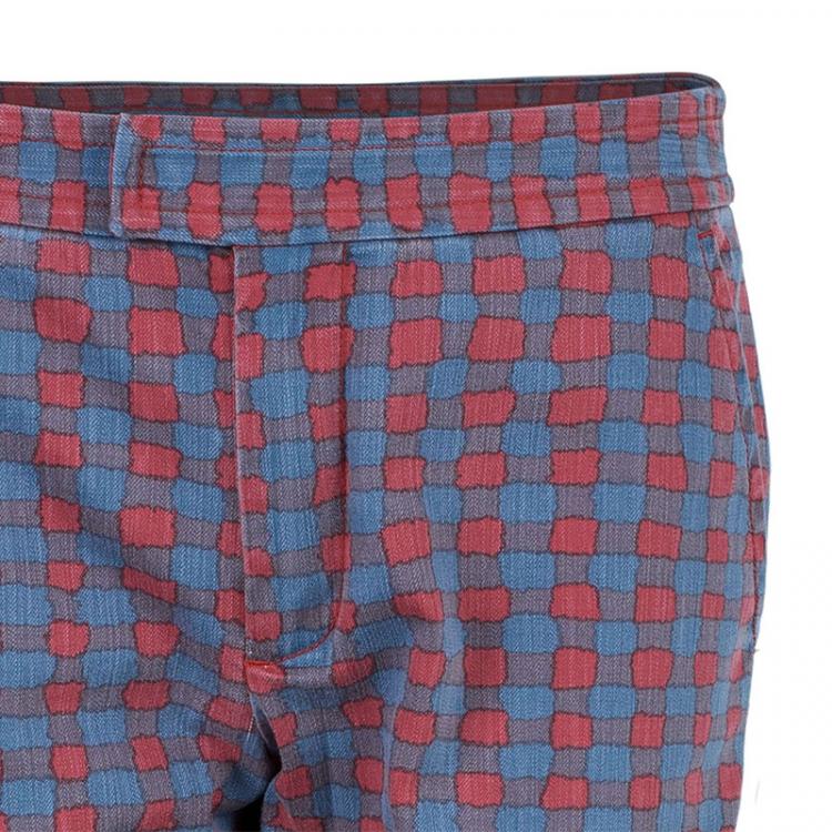 Pre Owned Marc by Marc Jacobs Geometric Printed Pants M