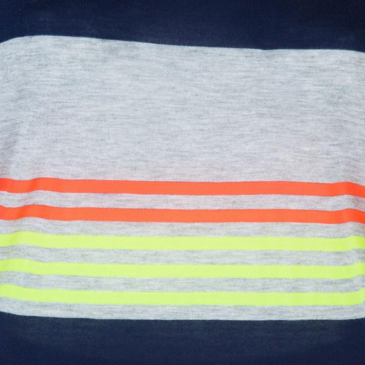 Pre Owned Marc by Marc Jacobs Flash Striped Top And Skirt Set L