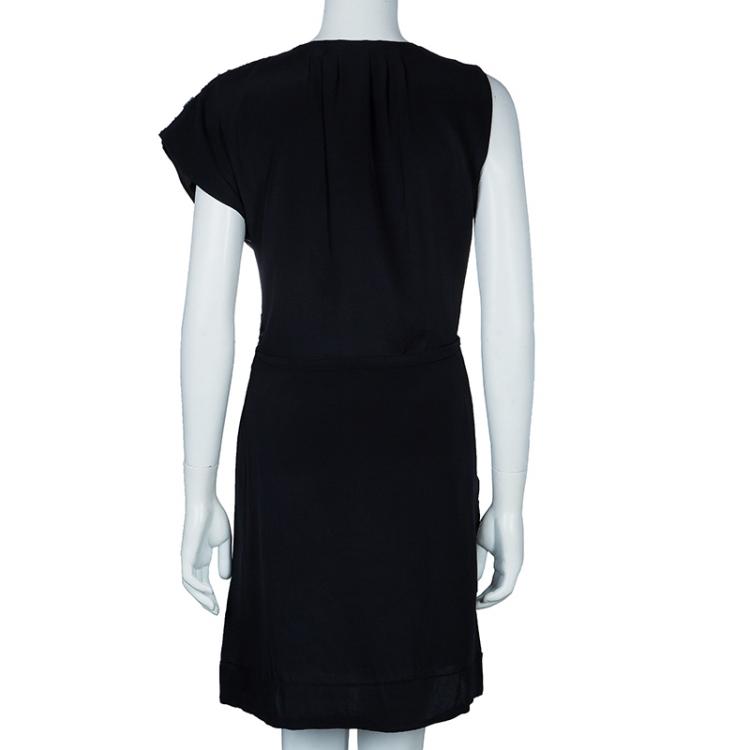 Pre Owned Marc by Marc Jacobs Black Sequin Dress L