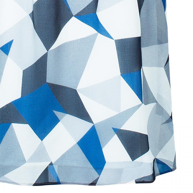 Pre Owned Marc by Marc Jacobs Geometric Printed Dress M