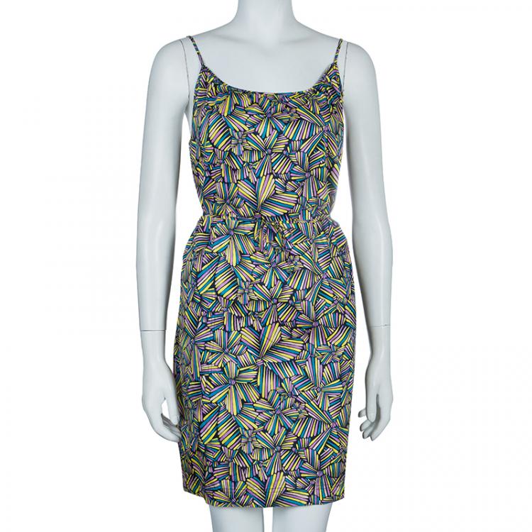 Pre Owned Marc by Marc Jacobs Multicolor Sleeveless Dress L