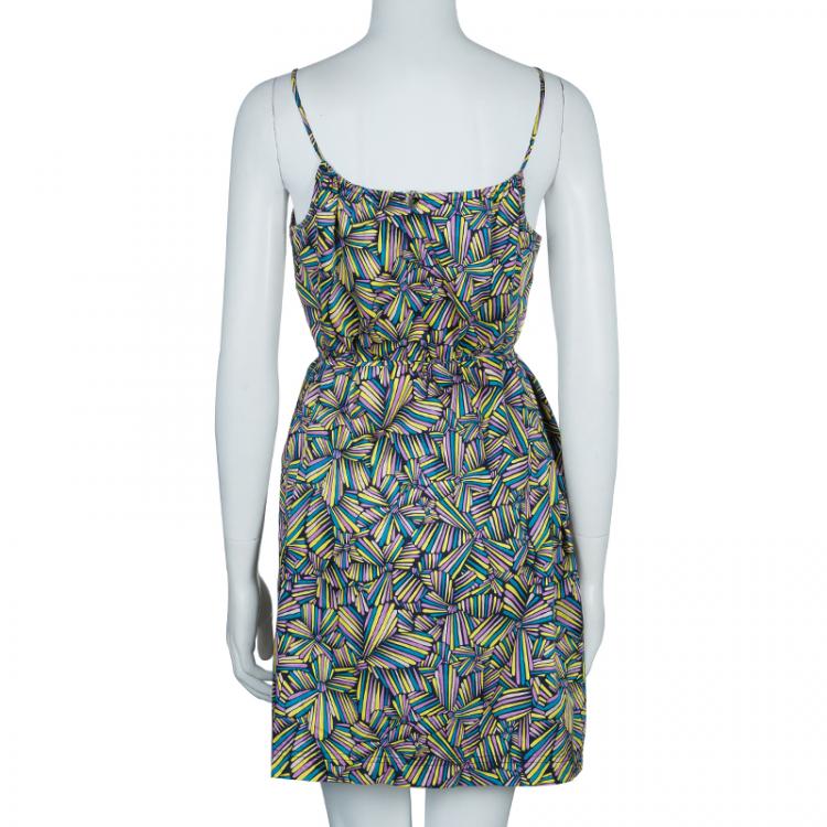 Pre Owned Marc by Marc Jacobs Multicolor Sleeveless Dress L