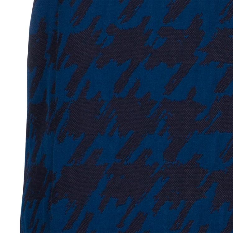 Pre Owned Marc by Marc Jacobs Blue Houndstooth Dress L