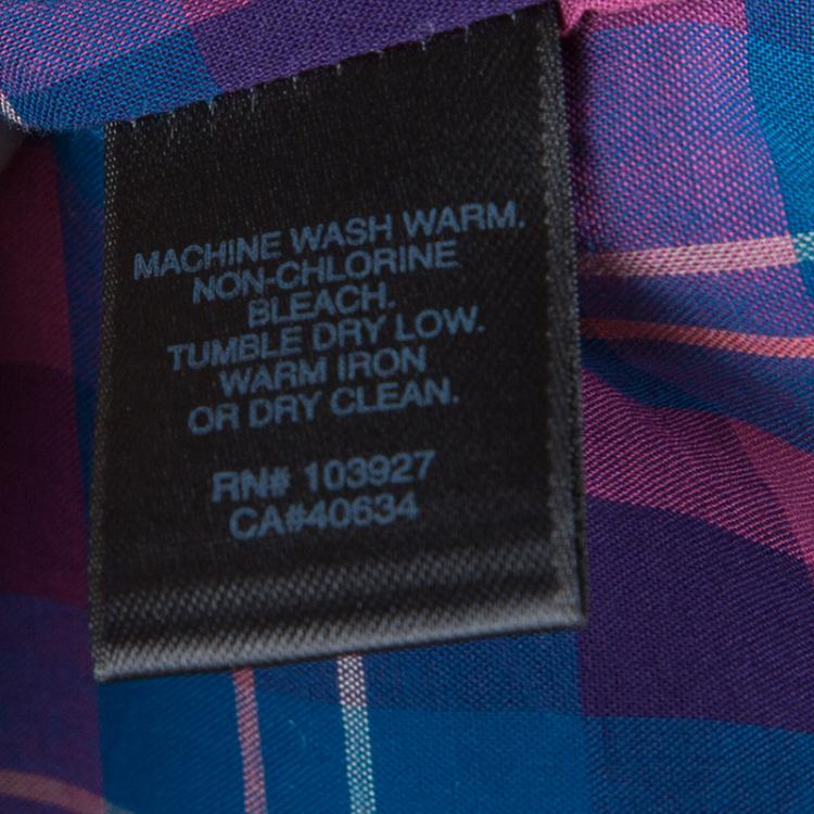 Pre Owned Marc By Marc Jacobs Plaid Shirt S