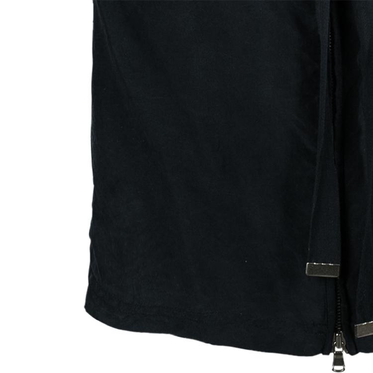 Pre Owned Marc by Marc Jacobs Black Zip Detail Dress S