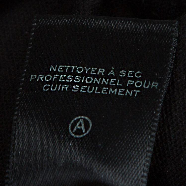 Pre Owned Marc by Marc Jacobs Black Leather Skinny Jeans S
