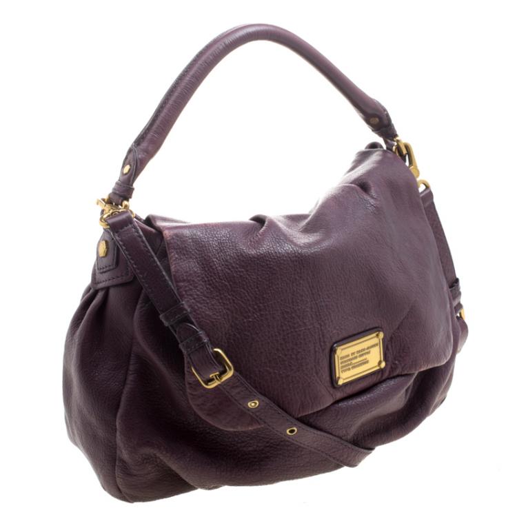 Pre Owned Marc by Marc Jacobs Old Burgundy Leather Classic Q Lil Ukita Crossbody Bag