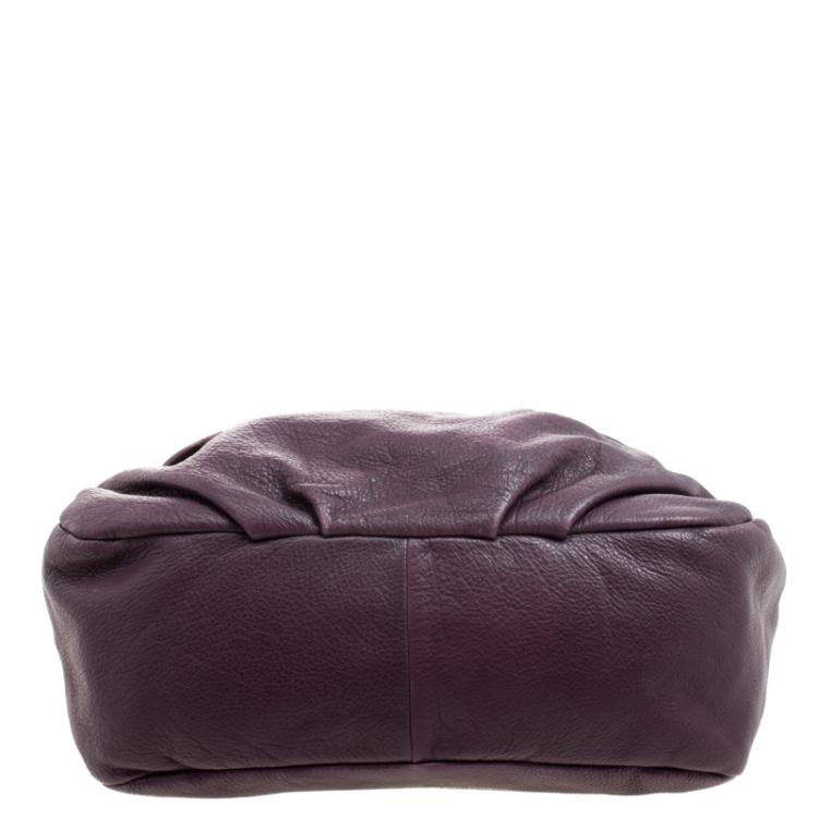 Pre Owned Marc by Marc Jacobs Old Burgundy Leather Classic Q Lil Ukita Crossbody Bag