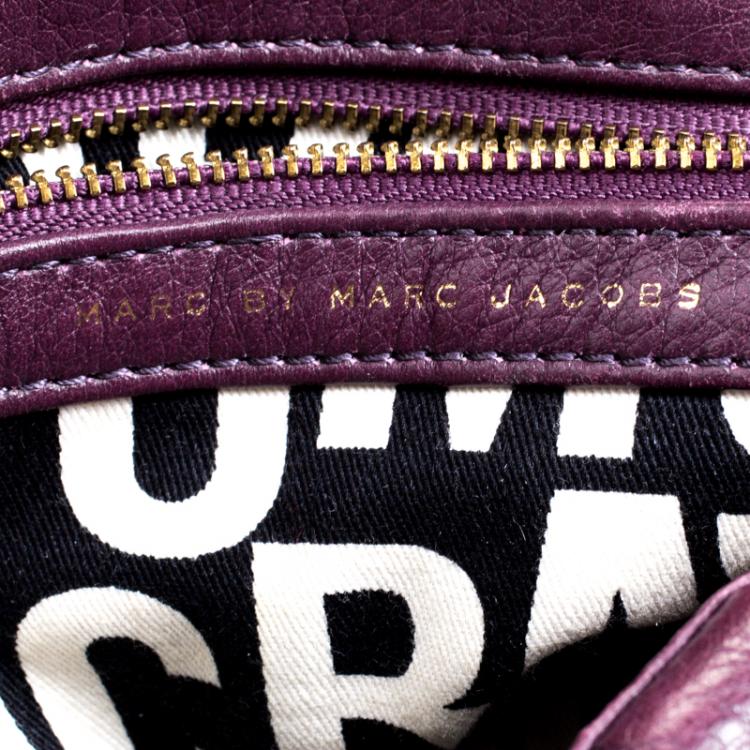 Pre Owned Marc by Marc Jacobs Old Burgundy Leather Classic Q Lil Ukita Crossbody Bag