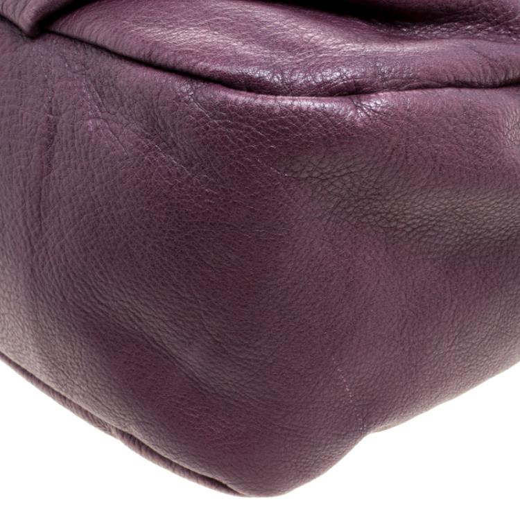 Pre Owned Marc by Marc Jacobs Old Burgundy Leather Classic Q Lil Ukita Crossbody Bag