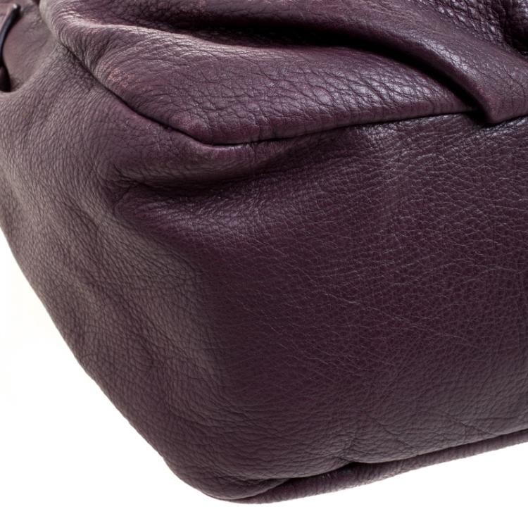 Pre Owned Marc by Marc Jacobs Old Burgundy Leather Classic Q Lil Ukita Crossbody Bag