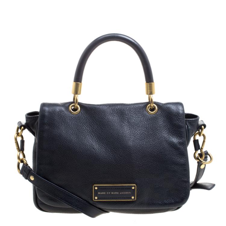Pre Owned Marc by Marc Jacobs Black Leather Too Hot To Handle Shoulder Bag