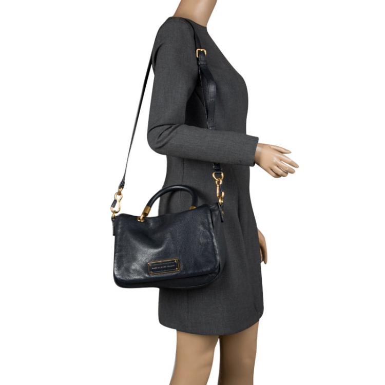 Pre Owned Marc by Marc Jacobs Black Leather Too Hot To Handle Shoulder Bag
