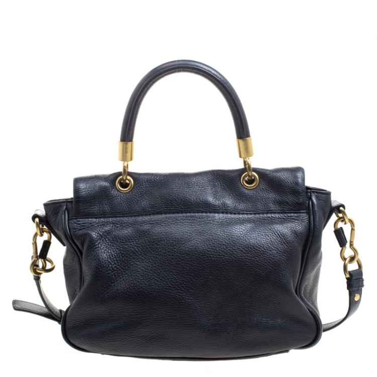 Pre Owned Marc by Marc Jacobs Black Leather Too Hot To Handle Shoulder Bag