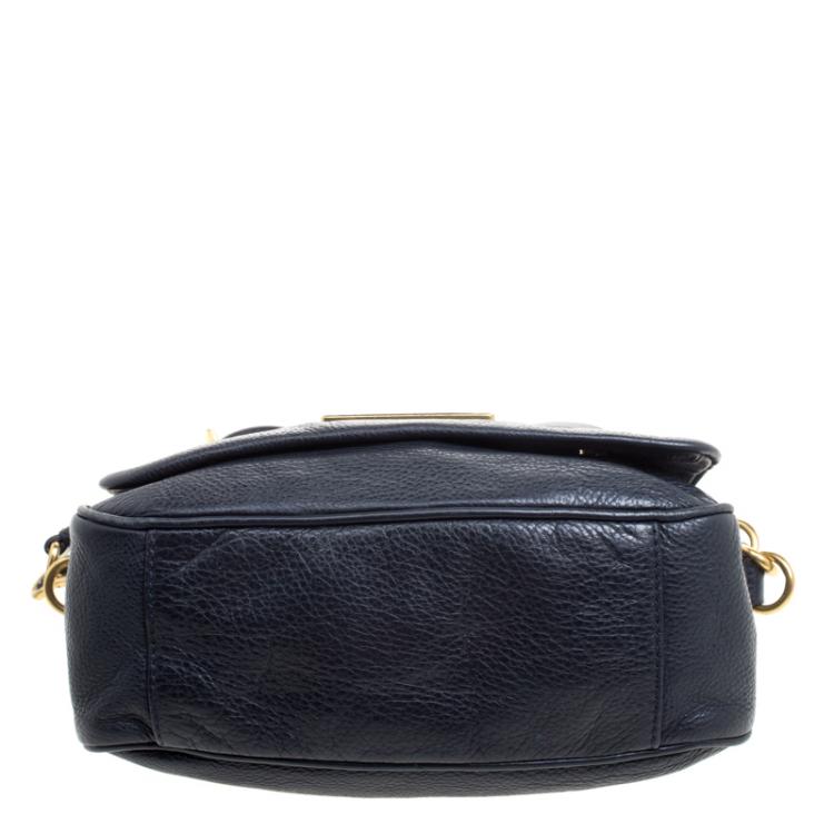 Pre Owned Marc by Marc Jacobs Black Leather Too Hot To Handle Shoulder Bag