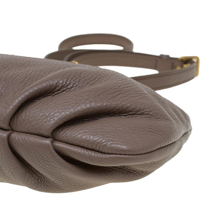 Pre Owned Marc by Marc Jacobs Brown Leather Classic Q Percy Crossbody