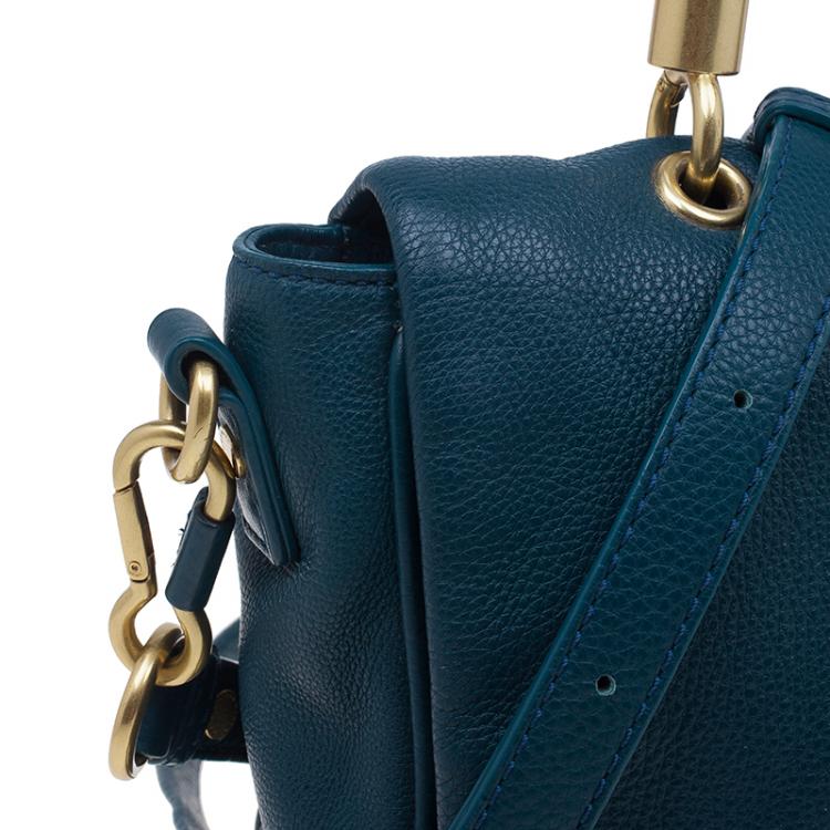 Pre Owned Marc by Marc Jacobs Green Leather Too Hot To Handle Shoulder Bag