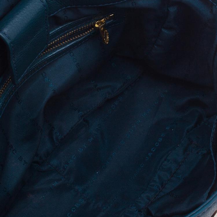 Pre Owned Marc by Marc Jacobs Green Leather Too Hot To Handle Shoulder Bag