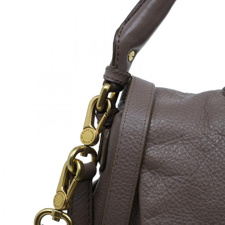 Pre Owned Marc by Marc Jacobs Beige Leather Classic Q Lil Ukita Satchel