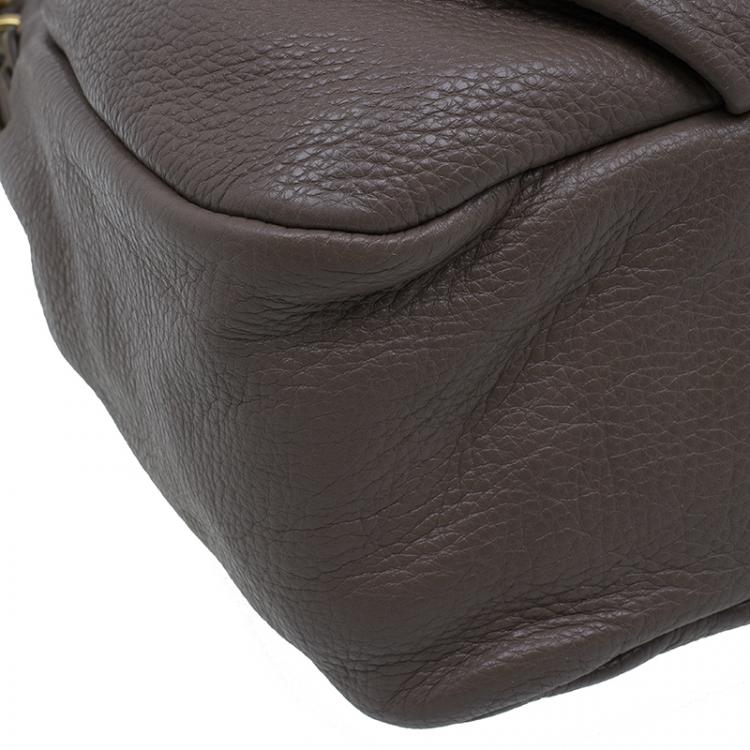 Pre Owned Marc by Marc Jacobs Beige Leather Classic Q Lil Ukita Satchel