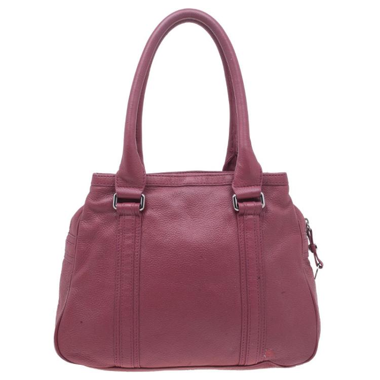 Pre Owned Marc by Marc Jacobs Red Leather Softy Jorie Satchel