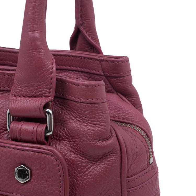 Pre Owned Marc by Marc Jacobs Red Leather Softy Jorie Satchel