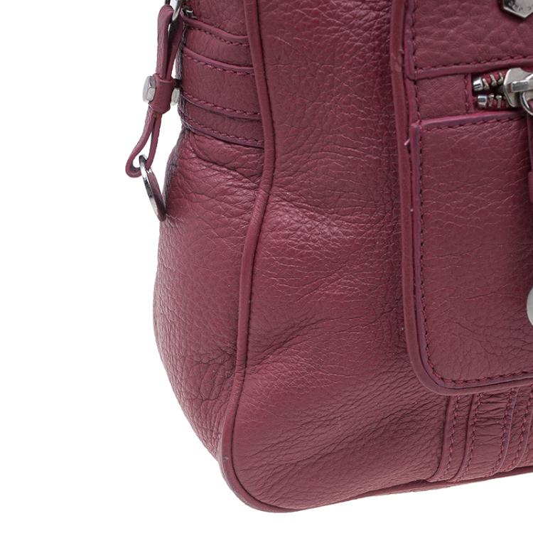 Pre Owned Marc by Marc Jacobs Red Leather Softy Jorie Satchel