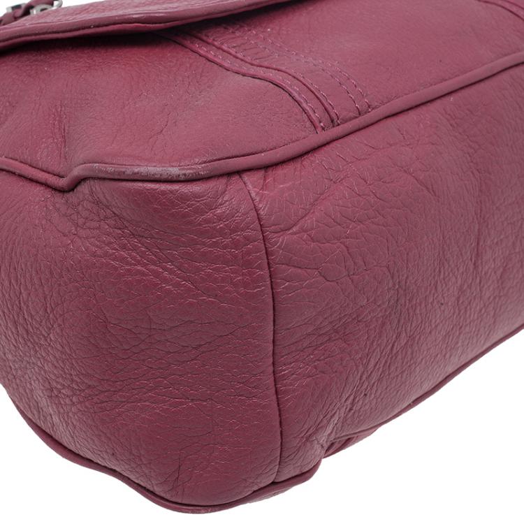 Pre Owned Marc by Marc Jacobs Red Leather Softy Jorie Satchel
