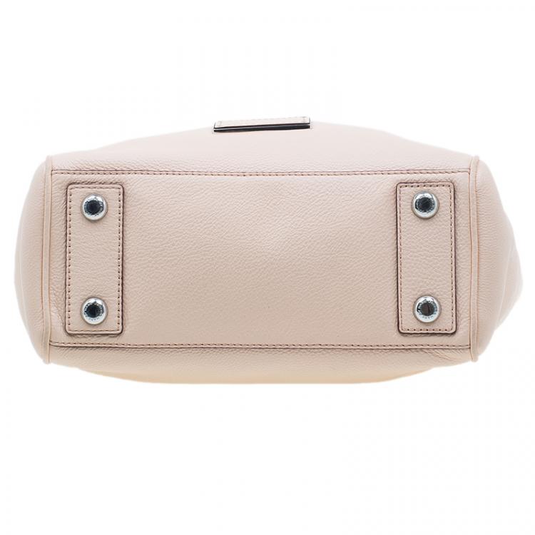 Pre Owned Marc by Marc Jacobs Nude Leather Bentley Too Hot To Handle Tote