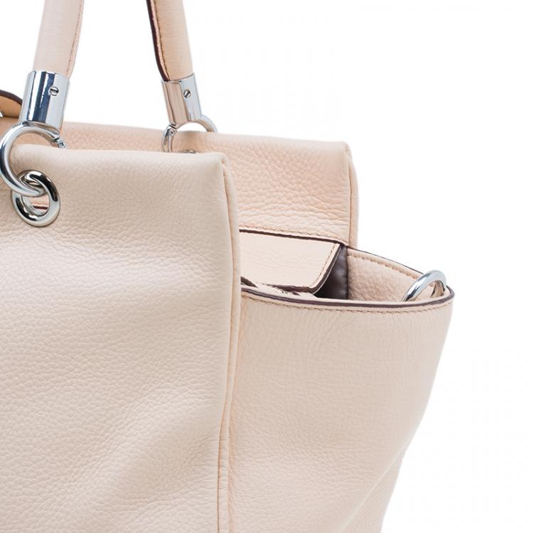 Pre Owned Marc by Marc Jacobs Nude Leather Bentley Too Hot To Handle Tote