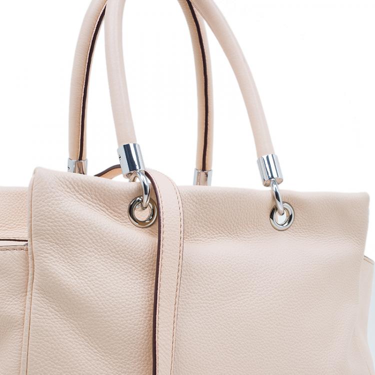 Pre Owned Marc by Marc Jacobs Nude Leather Bentley Too Hot To Handle Tote