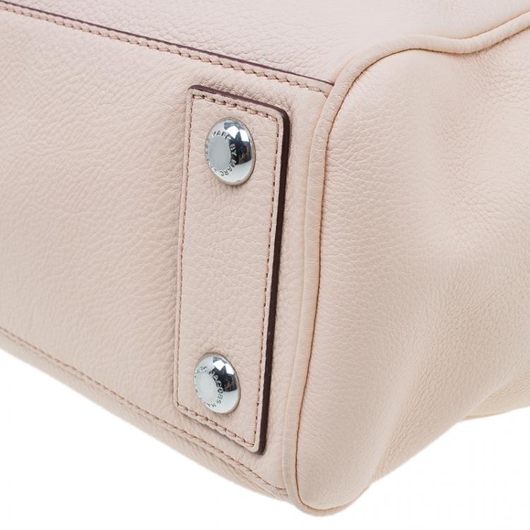 Pre Owned Marc by Marc Jacobs Nude Leather Bentley Too Hot To Handle Tote
