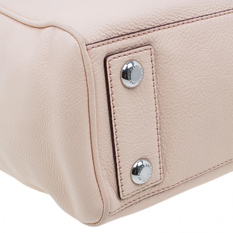Pre Owned Marc by Marc Jacobs Nude Leather Bentley Too Hot To Handle Tote