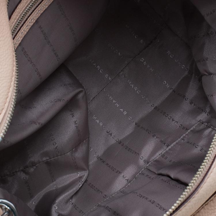 Pre Owned Marc by Marc Jacobs Nude Leather Bentley Too Hot To Handle Tote